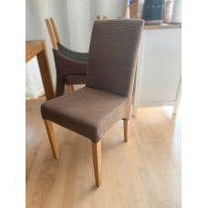 Spisebordstole Mocca stof 4 stk.