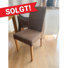 Spisebordstole Mocca stof 4 stk. Spisebordstole Mocca stof 4 stk.