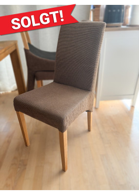 Spisebordstole Mocca stof 4 stk.