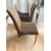 Spisebordstole Mocca stof 4 stk.